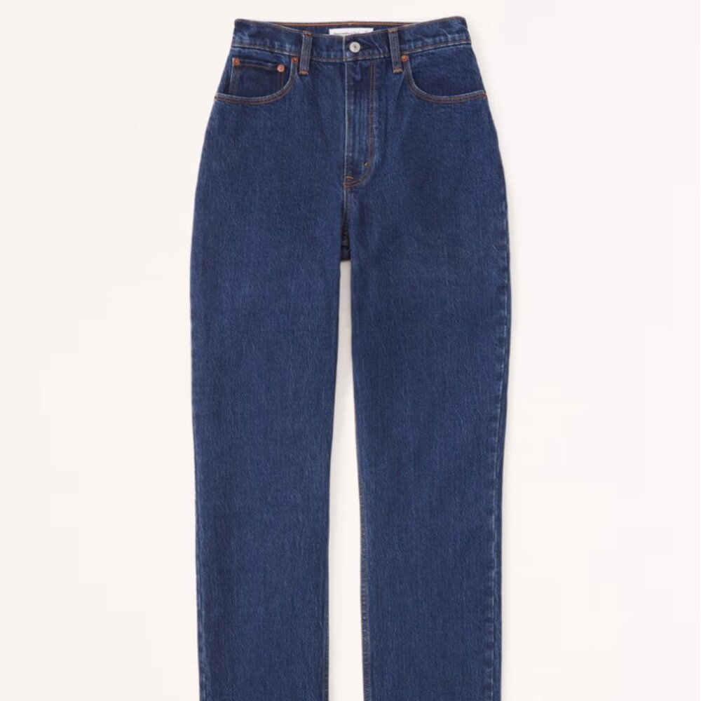 Abercrombie & Fitch The ‘90 Straight Ultra High Rise Curve Love NWOT